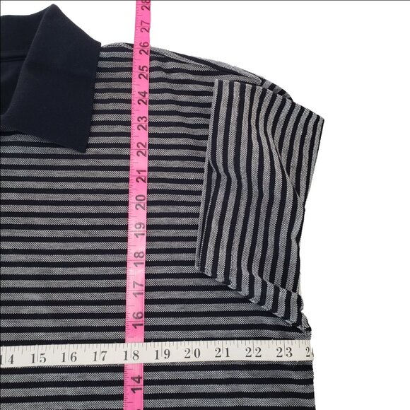 GAP Men’s Classic Fit Striped Cotton Polo Shirt XL - Picture 7 of 9